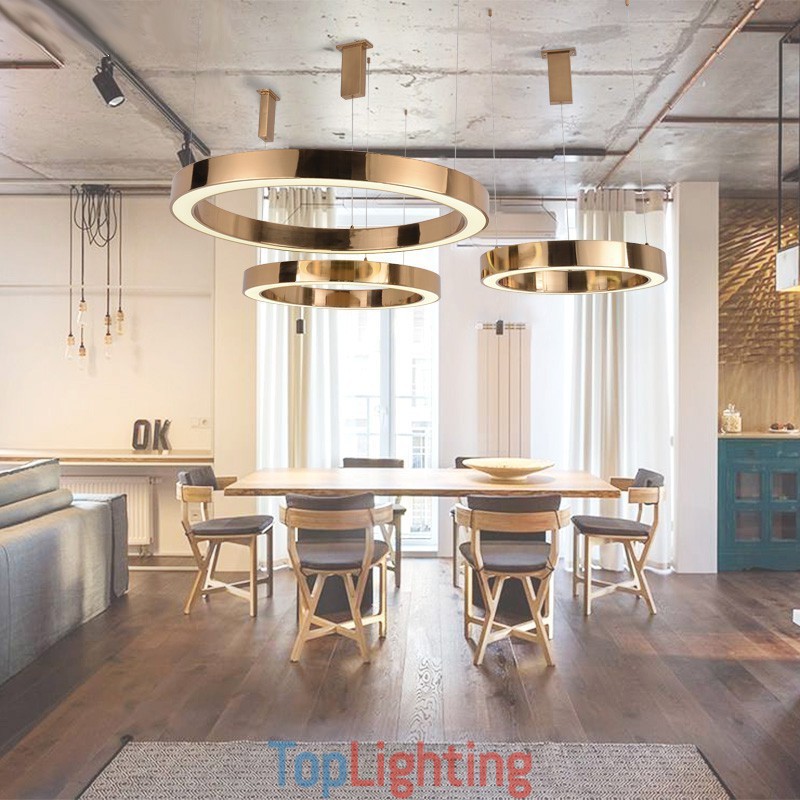1 Light Modern Contemporary Steel Pendant Light with Acrylic Shade