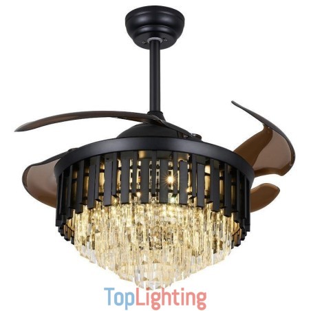 Retractable Ceiling Fan Light Crystal Ceiling Fan Retractable Ceiling Fan Light Crystal Ceiling Fan