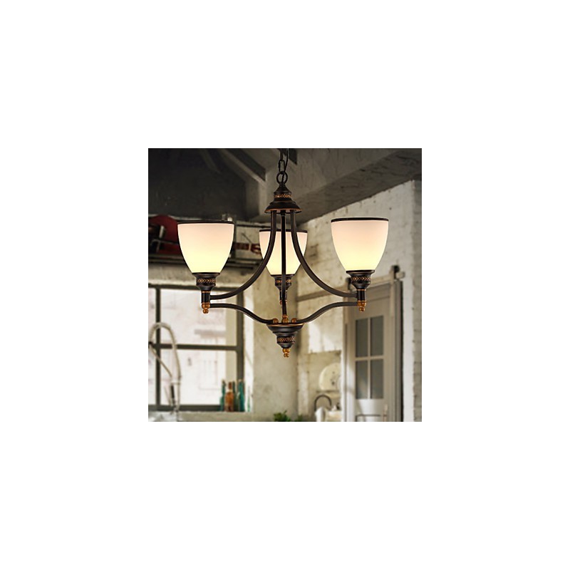 Retro Minimalist Ceiling Lamps European Style Glass Ceiling Lamps Lamp