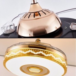 Modern Eletriplating Ceiling Fan Inverter Fan Light