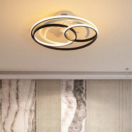 Modern Ceiling Lights Circle Rings Designer Ceiling Fan Modern Ceiling Lights Circle Rings Designer Ceiling Fan