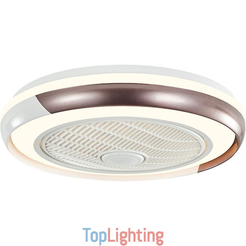 Modern Ceiling Fan Lights Acrylic Round Ceiling Lamp With Remote Control