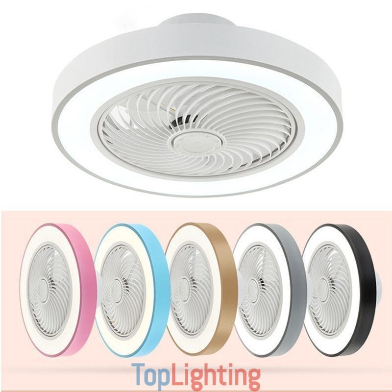 Modern Ceiling Fan Lights With Remote Control Acrylic Round Ceiling Lamp