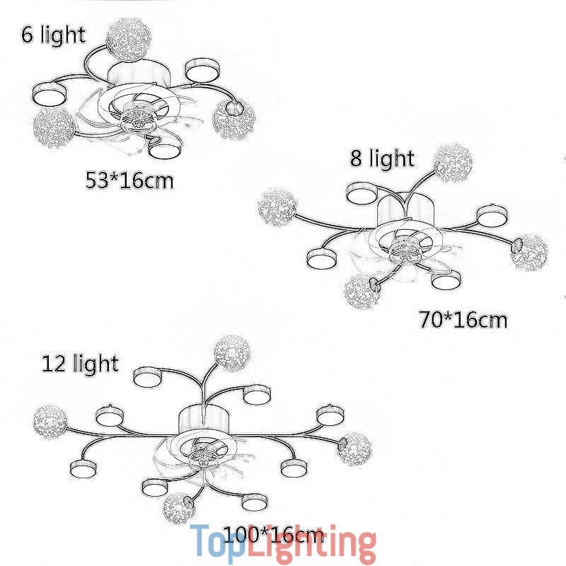 Creative Fan Ceiling Light Ceiling Chandelier
