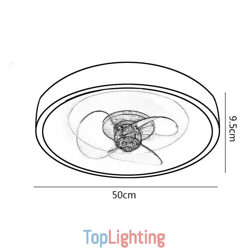 Modern Inverter Ceiling Fan Lights Remote Control Ceiling Light Fan Lamp