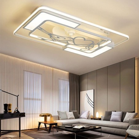 Modern Rectangular Ceiling Fan Light Fixtures Modern Rectangular Ceiling Fan Light Fixtures