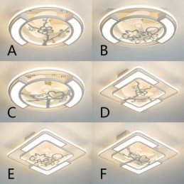 European Style Ceiling Fans With Light