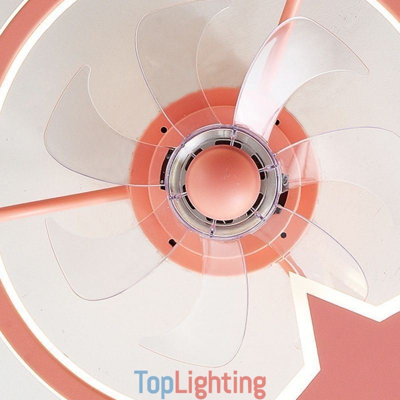 Cartoon Ceiling Fan Light Creative Ceiling Lamp Kid's