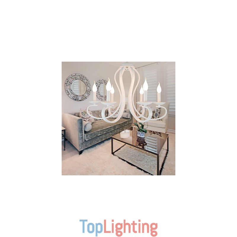 Chandelier Modern Traditional Retro Country Metal