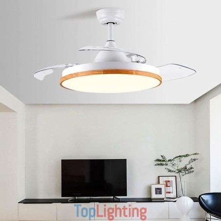 Modern Inverter Ceiling Fan Light Remote Control Ceiling Lamp Tricolor Dimming Modern Inverter Ceiling Fan Light Remote Control Ceiling Lamp Tricolor Dimming