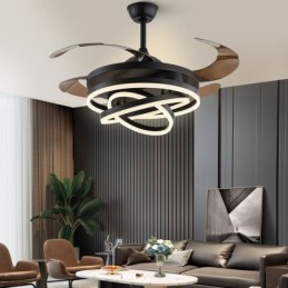 Creative Inverter Fan Chandelier Fan Light