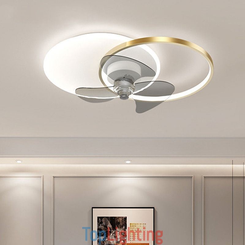 Ceiling Fan Lamp Modern Art Deco Lighting Fixtures