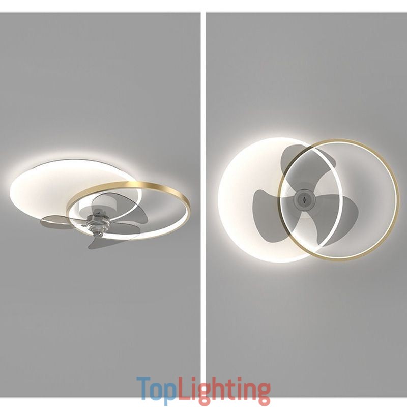 Ceiling Fan Lamp Modern Art Deco Lighting Fixtures