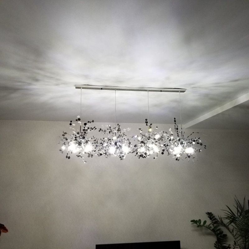 Modern Minimalist Chandelier Stainless Steel