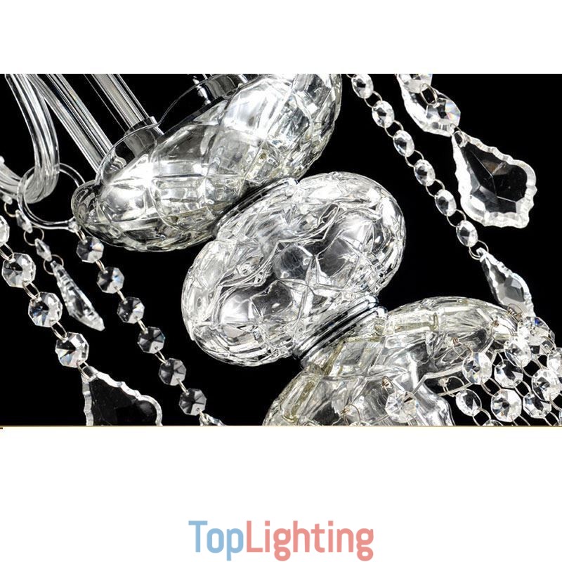 European Crystal Chandelier Crystal Decoration Ceiling Light With 65 Lights