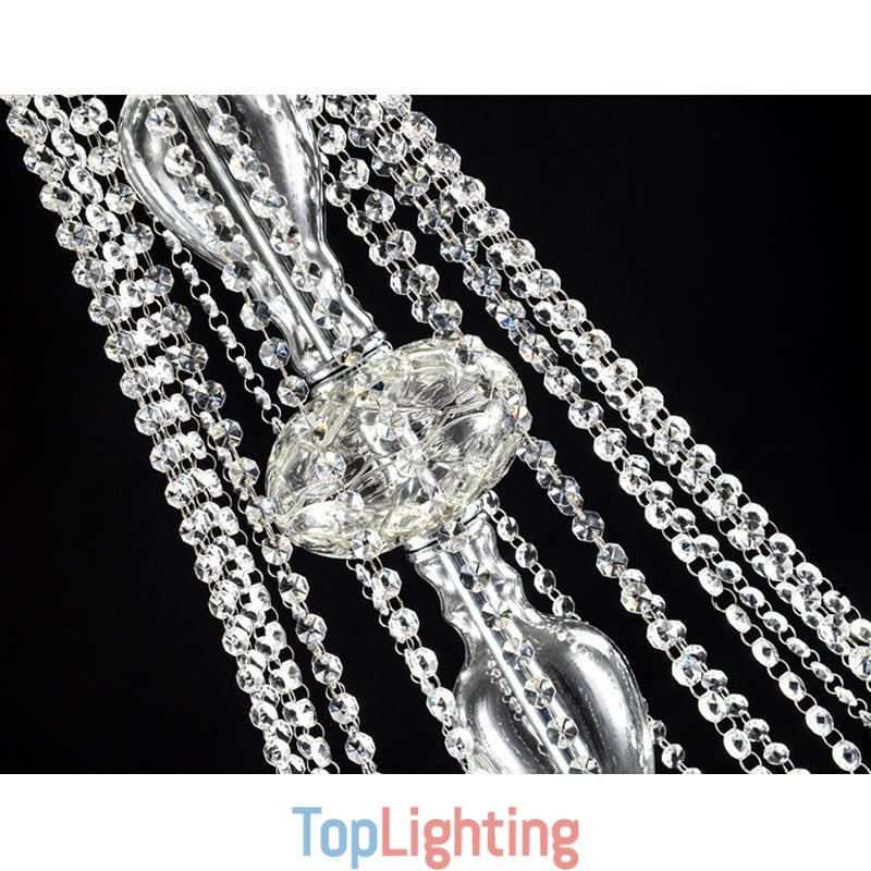 European Crystal Chandelier Crystal Decoration Ceiling Light With 65 Lights