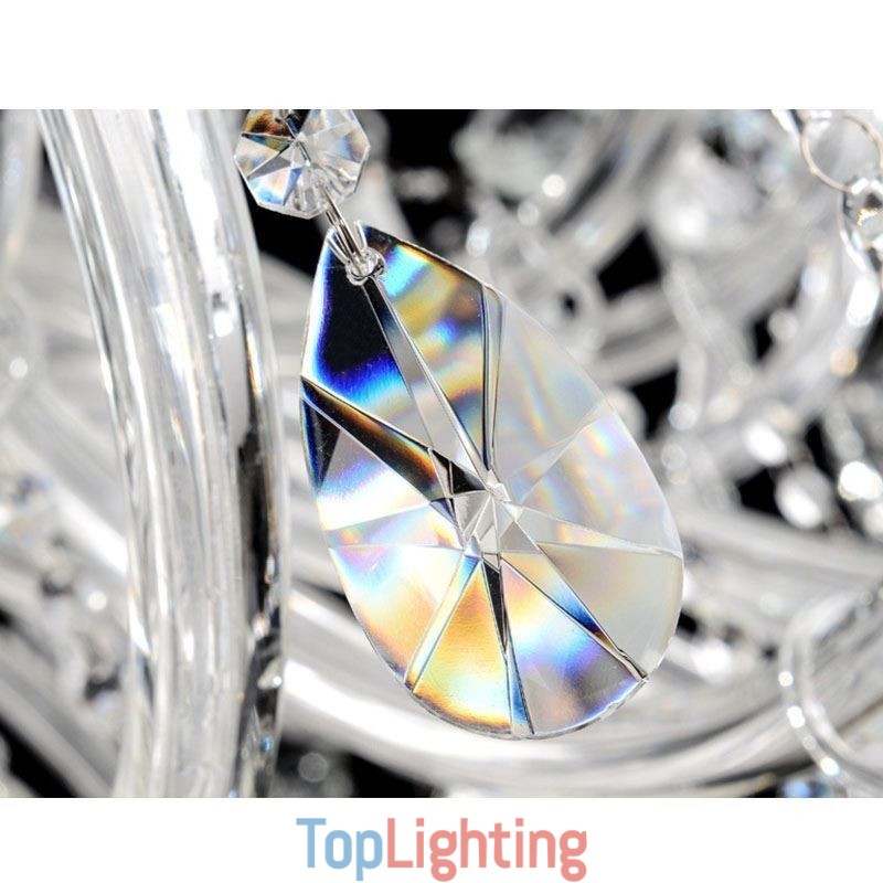 European Crystal Chandelier Crystal Decoration Ceiling Light With 65 Lights