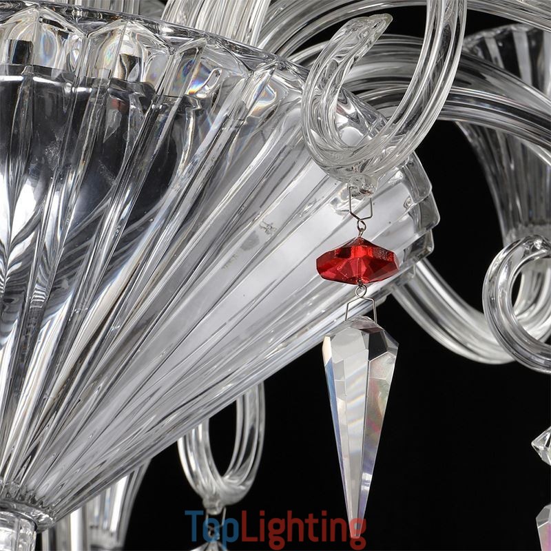 European Crystal Chandelier Decoration Ceiling Light With 18 Lights