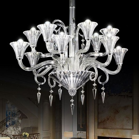 European Crystal Chandelier Decoration Ceiling Light With 12 Lights European Crystal Chandelier Decoration Ceiling Light With 12 Lights