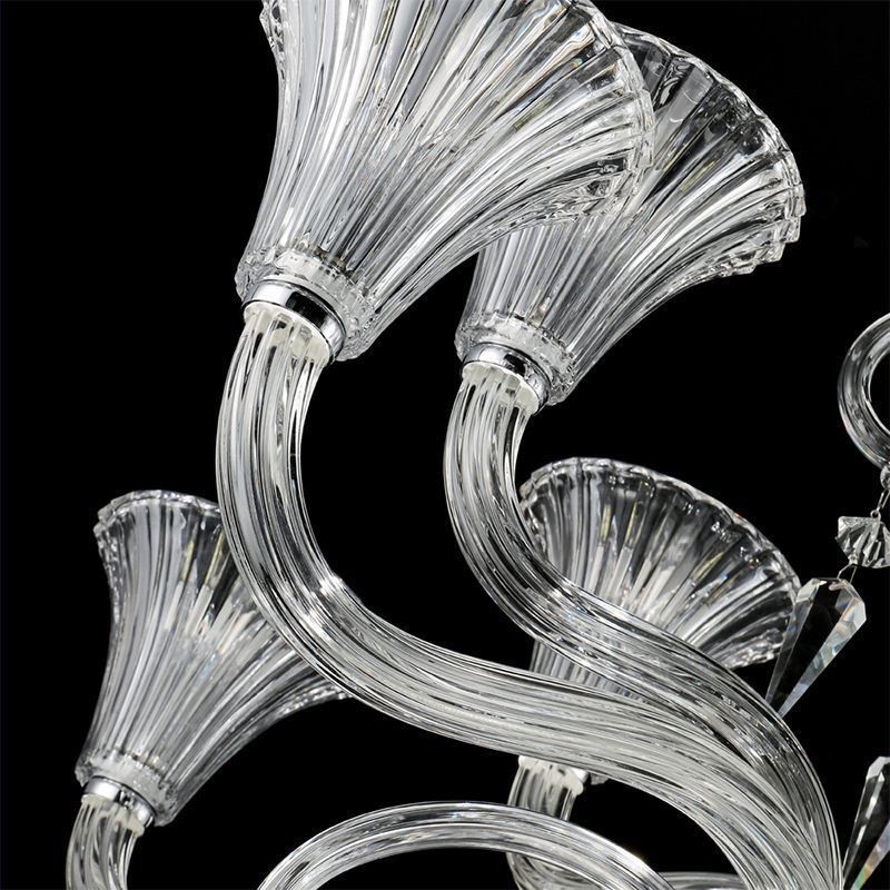 European Crystal Chandelier Decoration Ceiling Light With 12 Lights