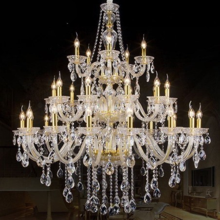 Luxury Crystal Chandelier Decoration Ceiling Light With 32 Lights Luxury Crystal Chandelier Decoration Ceiling Light With 32 Lights