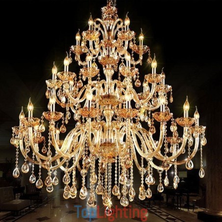 European Crystal Chandelier Luxury Ceiling Light With 30 Lights European Crystal Chandelier Luxury Ceiling Light With 30 Lights