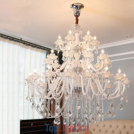 European Crystal Chandelier With 32 Lights Luxury Decoration Ceiling Light European Crystal Chandelier With 32 Lights Luxury Decoration Ceiling Light