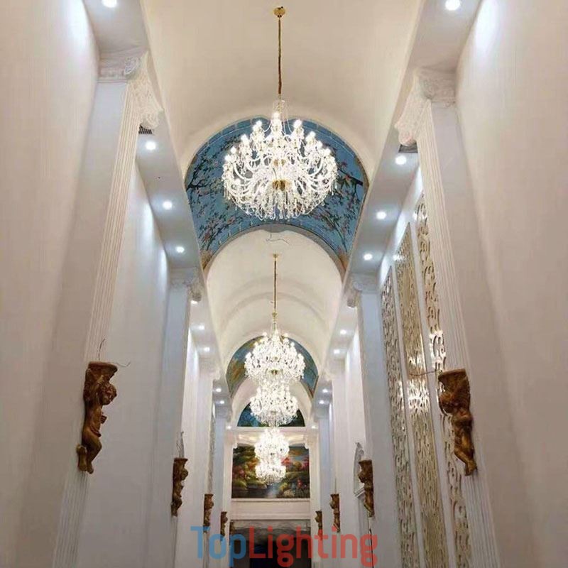 European Crystal Chandelier With 32 Lights Luxury Decoration Ceiling Light