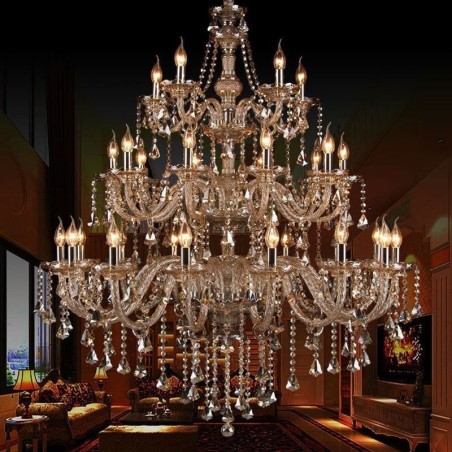 European Crystal Chandelier With 30 Lights Decoration Ceiling Light European Crystal Chandelier With 30 Lights Decoration Ceiling Light