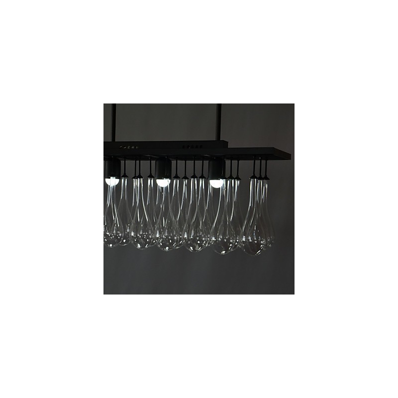 Modern Contemporary Crystal Painting Metal Chandelier