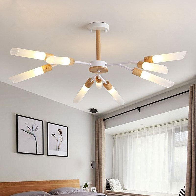 Nordic Pendant Light Modern Solid Wood Lighting