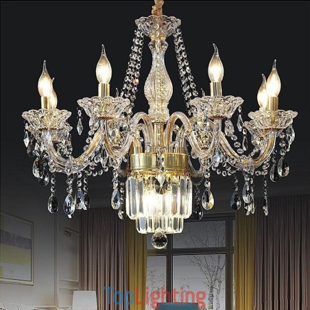 Large Crystal Chandelier European Classic Pendant Light Large Crystal Chandelier European Classic Pendant Light
