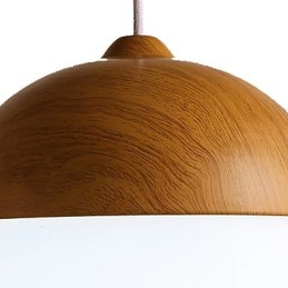 Modern Contemporary Mini Style Wood Bamboo Chandelier