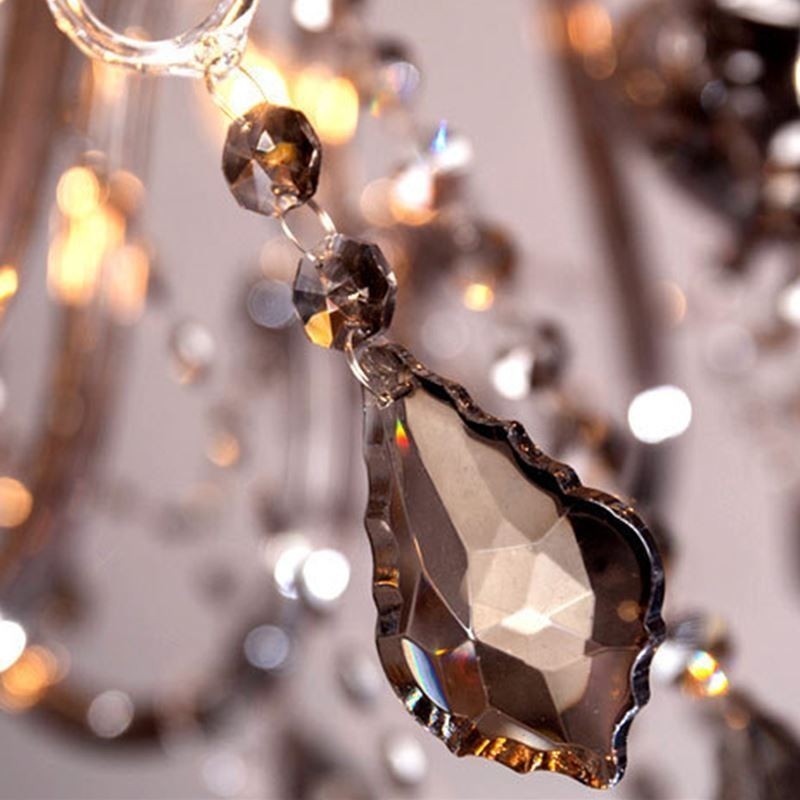 Elegant Crystal Chandelier European Style Glass Pendant Light