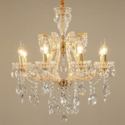 Elegant Crystal Chandelier European Pendant Light