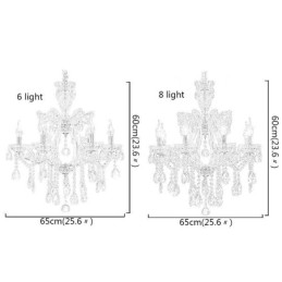 Elegant Crystal Chandelier European Pendant Light