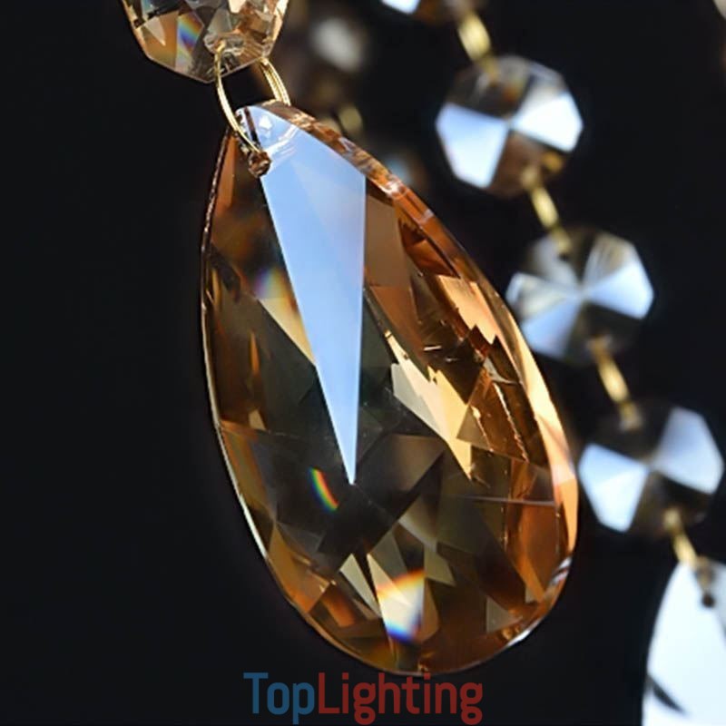 Large Crystal Chandelier Luxury European Pendant Light