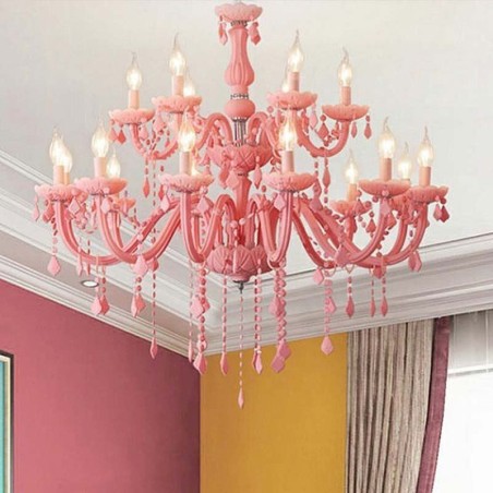 Elegant Crystal Chandelier European Large Pendant Light Elegant Crystal Chandelier European Large Pendant Light