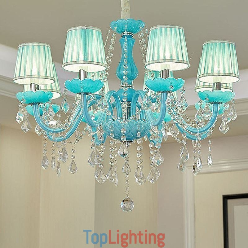 Creative Crystal Chandelier European Elegant Pendant Light