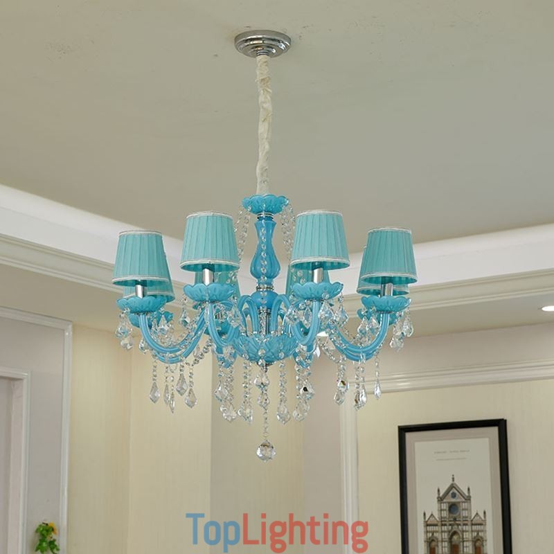Creative Crystal Chandelier European Elegant Pendant Light