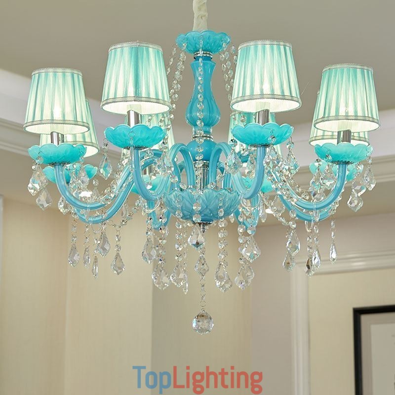 Creative Crystal Chandelier European Elegant Pendant Light