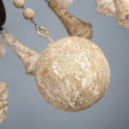 Retro Style Wood Pendant Light Elegant Chandelier
