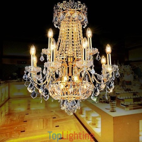 European Luxury Crystal Chandelier Duplex Stair Pendant Light European Luxury Crystal Chandelier Duplex Stair Pendant Light