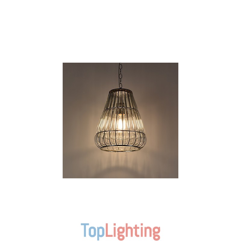 Modern Contemporary Chrome Glass Chandelier
