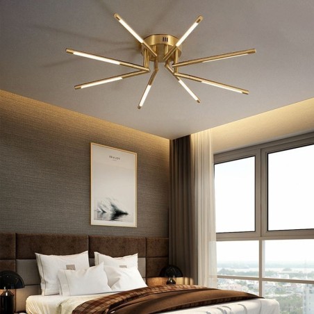 Simple Flush Mount Fireworks Ceiling Light Simple Flush Mount Fireworks Ceiling Light