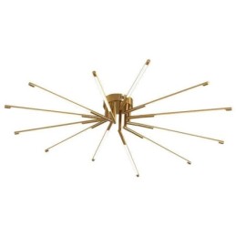 Simple Flush Mount Fireworks Ceiling Light