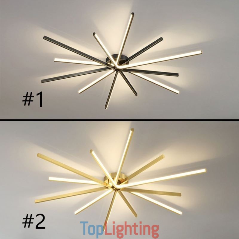 Flush Mount Modern Minimalist Fireworks Ceiling Light
