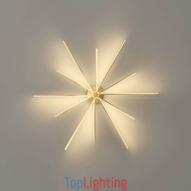 Flush Mount Modern Minimalist Fireworks Ceiling Light