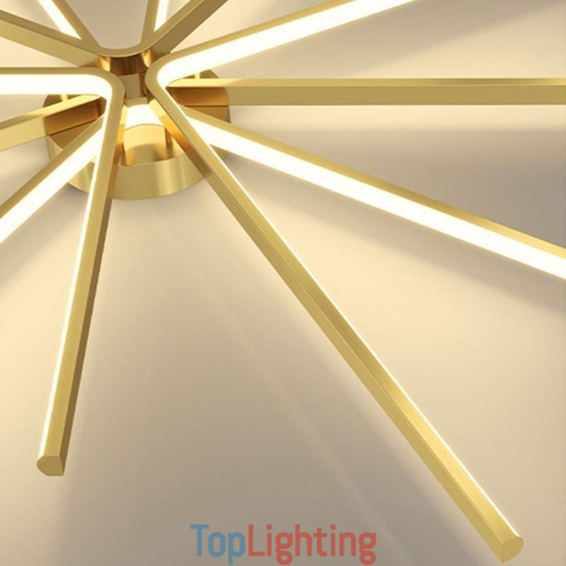 Flush Mount Modern Minimalist Fireworks Ceiling Light