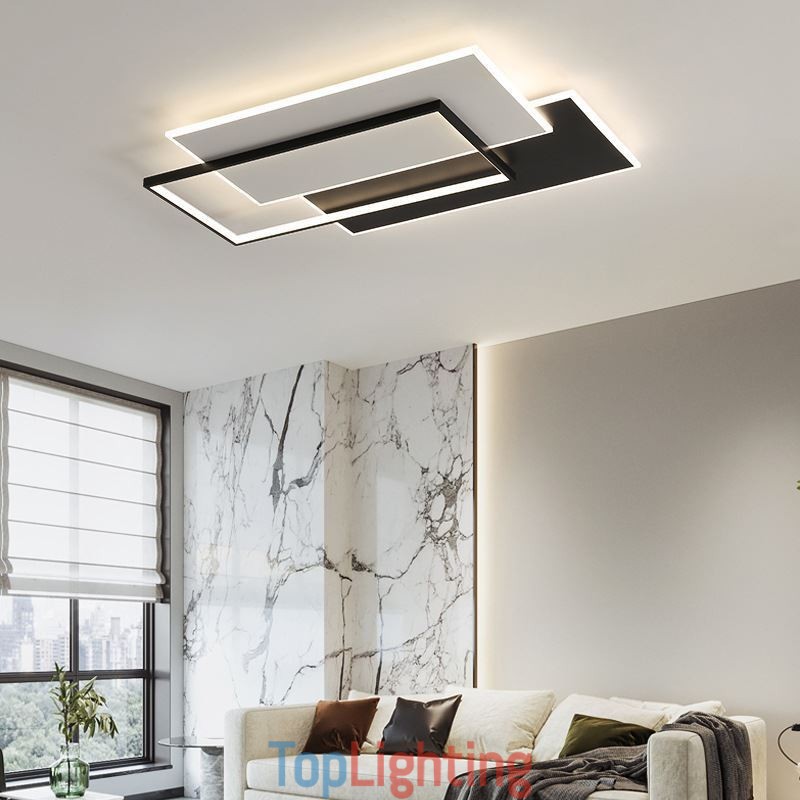 Flush Mount Minimalist Square Acrylic Ceiling Light